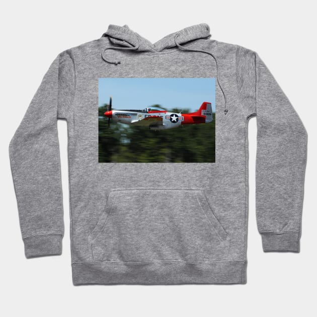 P-51D Mustang Fast Hoodie by acefox1